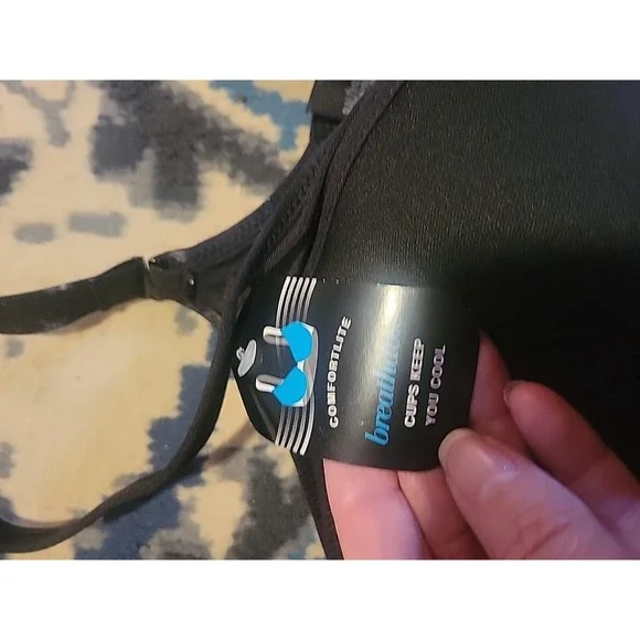 Bali Bra Womens 42C Black Underwired One Smooth U DF3439 - Picture 2 of 4